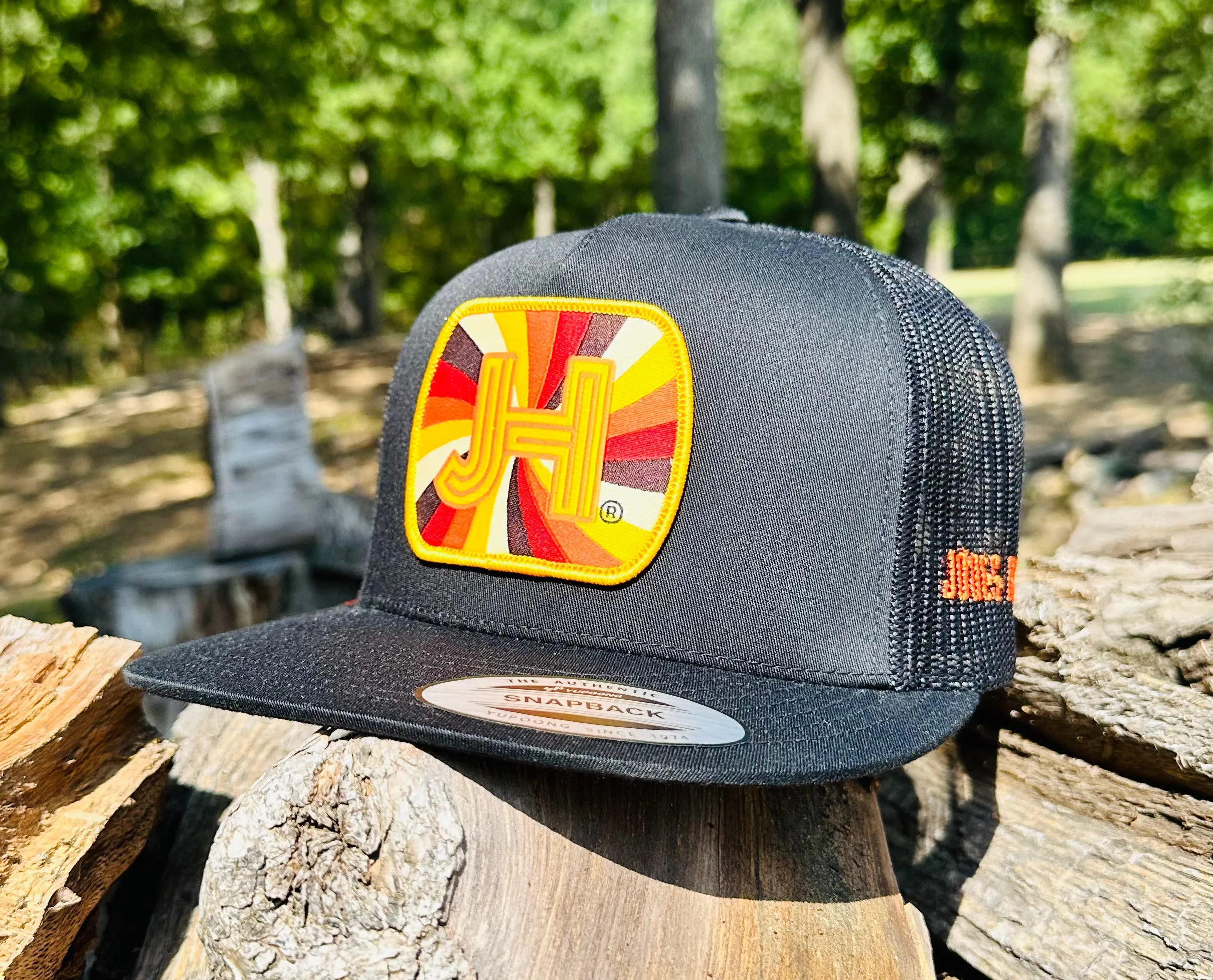 2023 August Collection Jobes Cap- All Black Windmill patch