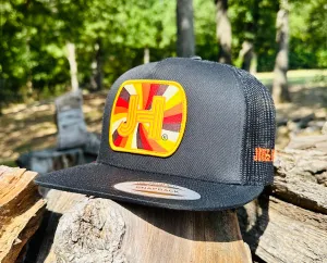 2023 August Collection Jobes Cap- All Black Windmill patch