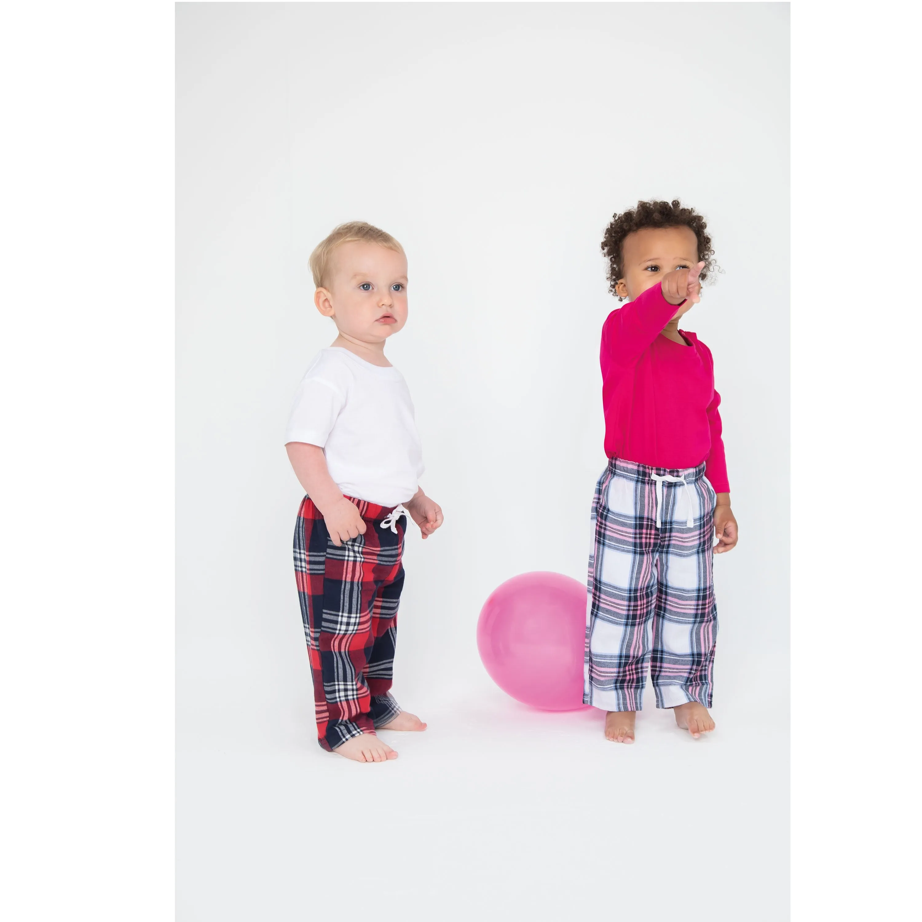 Baby/Toddler Tartan Lounge Pants | RED/NAVY