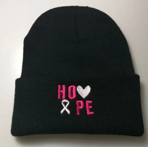 BELIEVE HOPE Embroidery Woolen Beanies