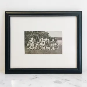 Classes & Children Framed Vintage Photo
