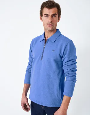 Crew Clothing Half Zip Collar Sweatshirt