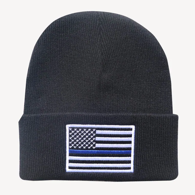 Embroidery Knitted Hood Woolen Beanies