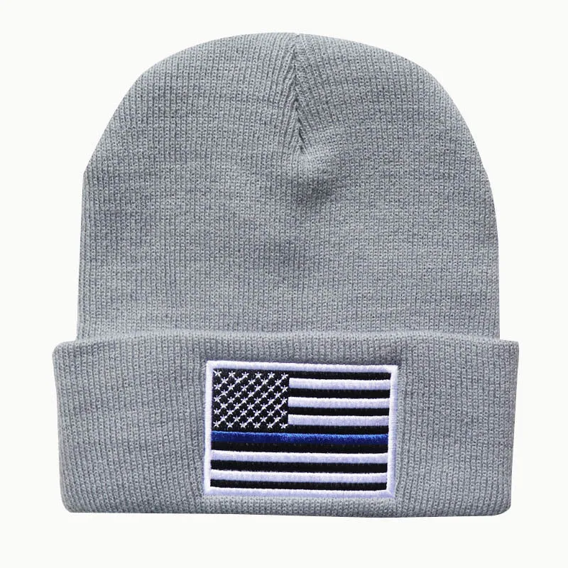 Embroidery Knitted Hood Woolen Beanies