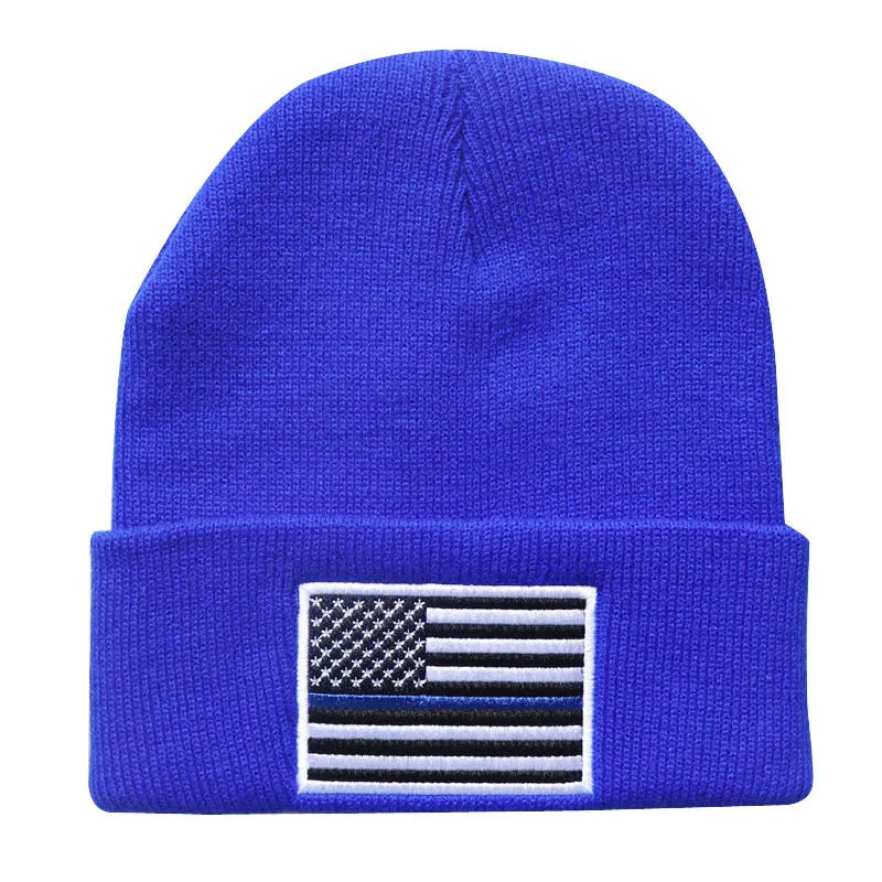 Embroidery Knitted Hood Woolen Beanies