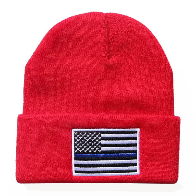 Embroidery Knitted Hood Woolen Beanies