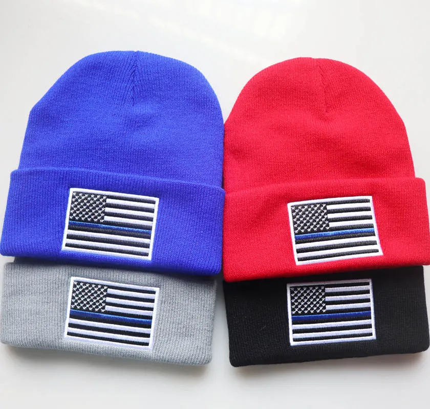 Embroidery Knitted Hood Woolen Beanies