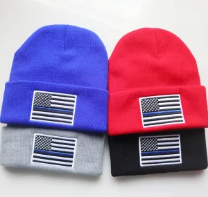 Embroidery Knitted Hood Woolen Beanies