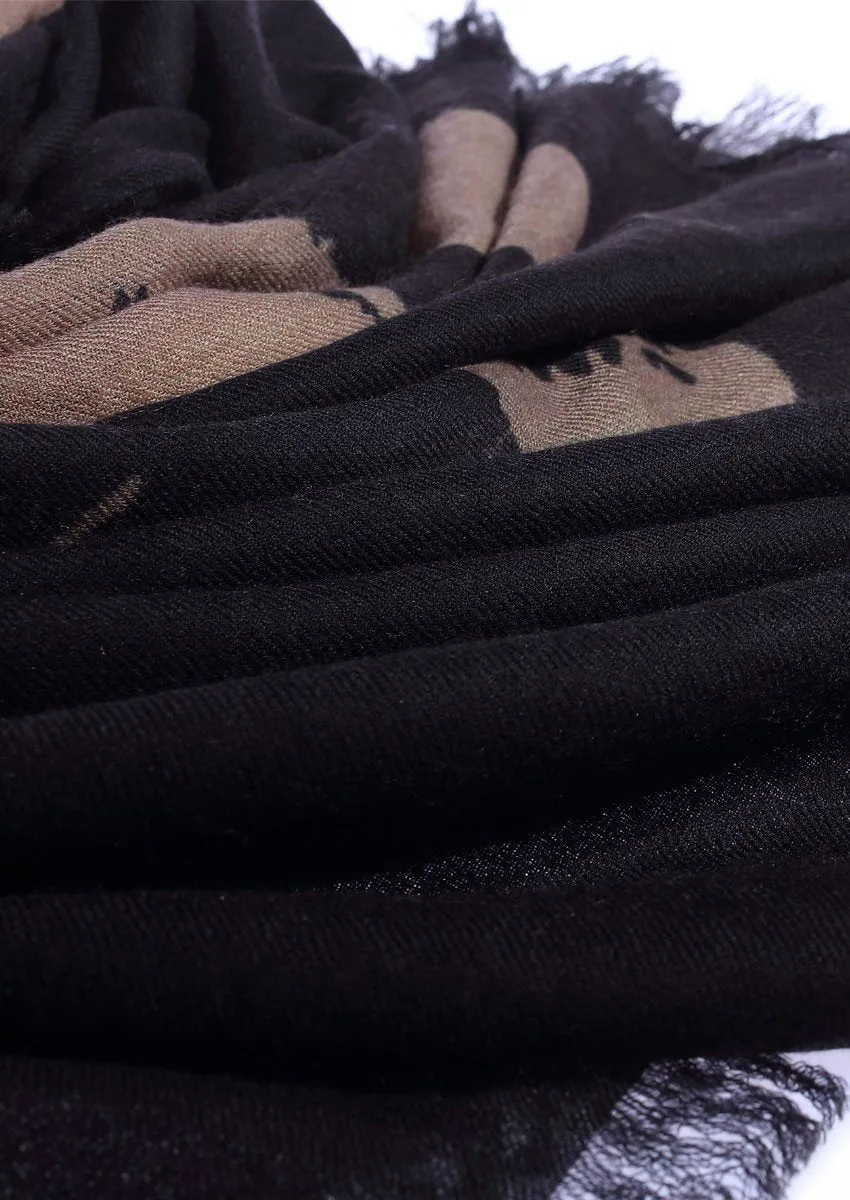 Large baby cashmere scarf