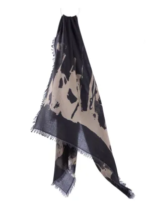 Large baby cashmere scarf