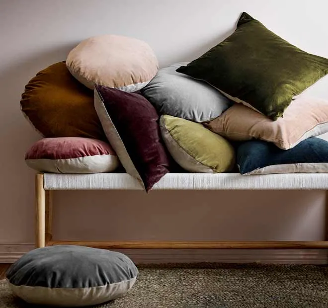 Luxury Velvet 50x50cm Filled Cushion Charcoal