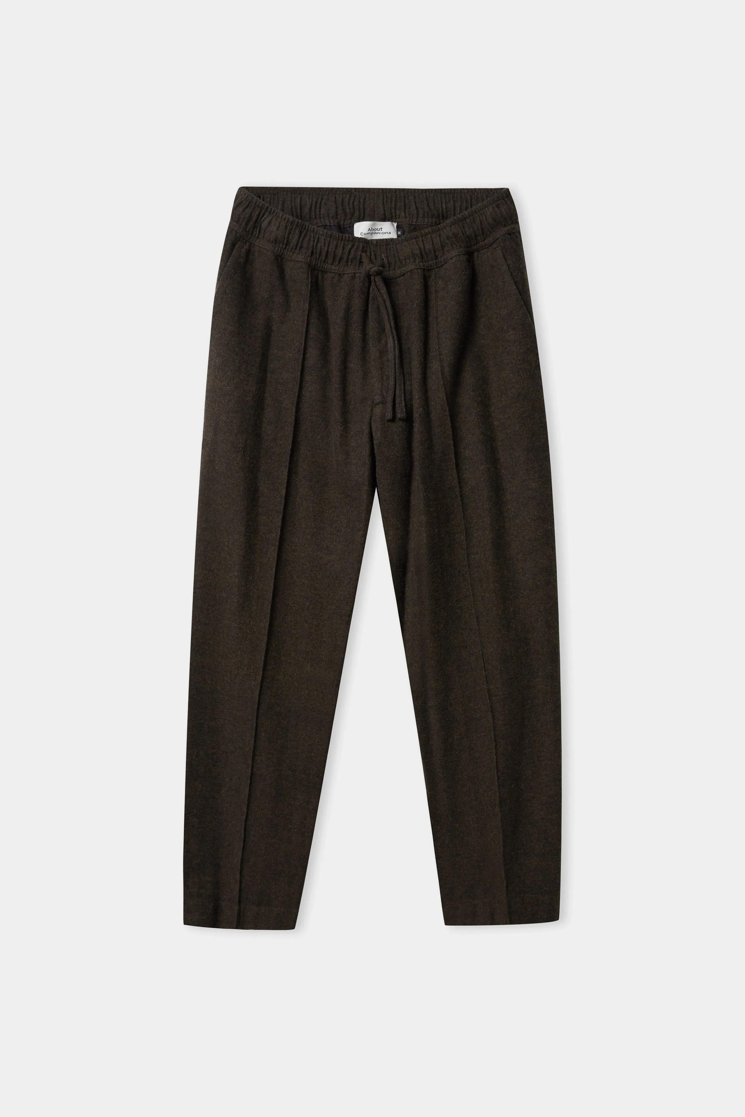 MAX trousers eco flannel brown