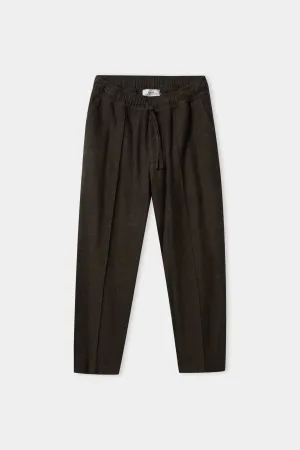 MAX trousers eco flannel brown