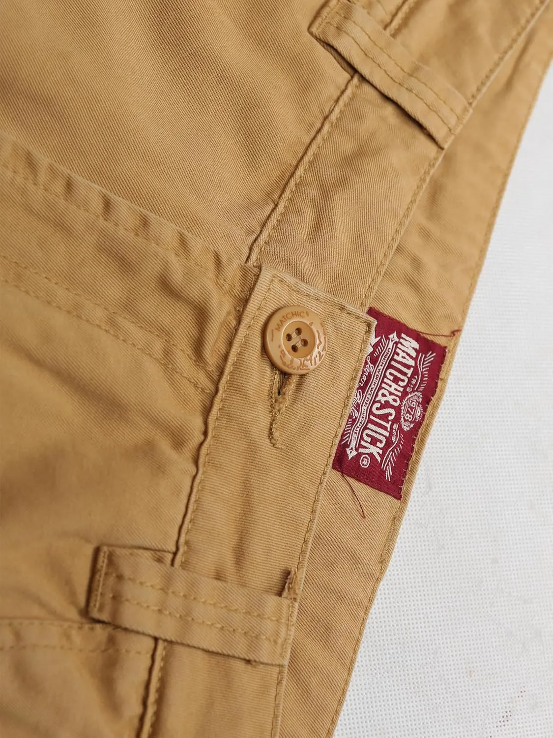 Mens Cargo Pants for Safari, Outdoor Lightweight Hiking Fishing Pant with 6 PocketsCotton Tactical Pants