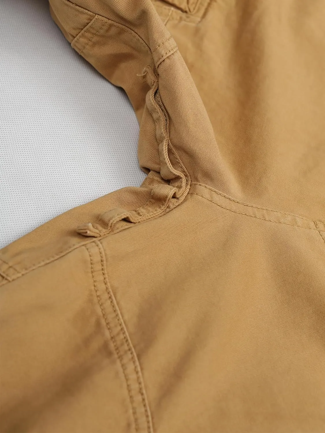 Mens Cargo Pants for Safari, Outdoor Lightweight Hiking Fishing Pant with 6 PocketsCotton Tactical Pants