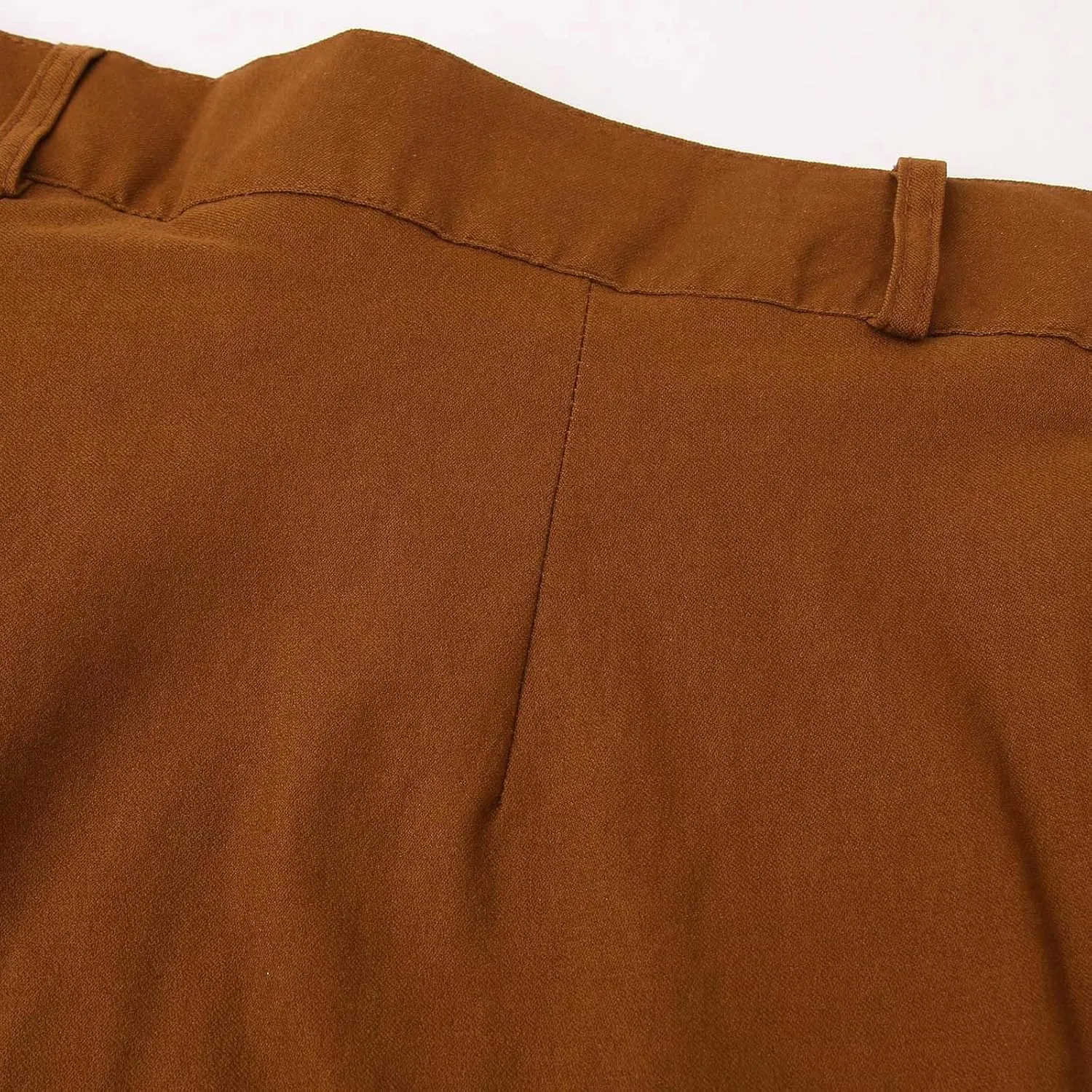 Men's Corduroy Flared Pants Breathable Lightweight Flat Front Bell-Bottoms Streetwear Casual Comfy Bootcut Trousers