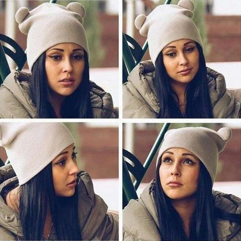 Mouse Bear Ears Beanies