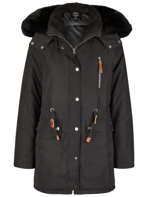 Navigazione off-season parka, black