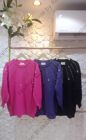 Premium woollen long top