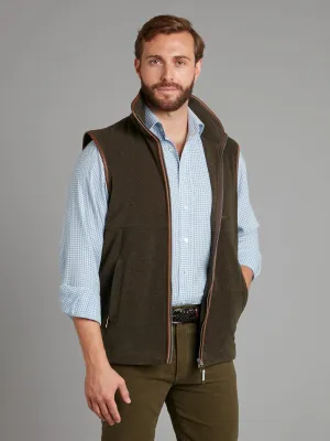 Schoffel Oakham Fleece Vest - Dark Olive