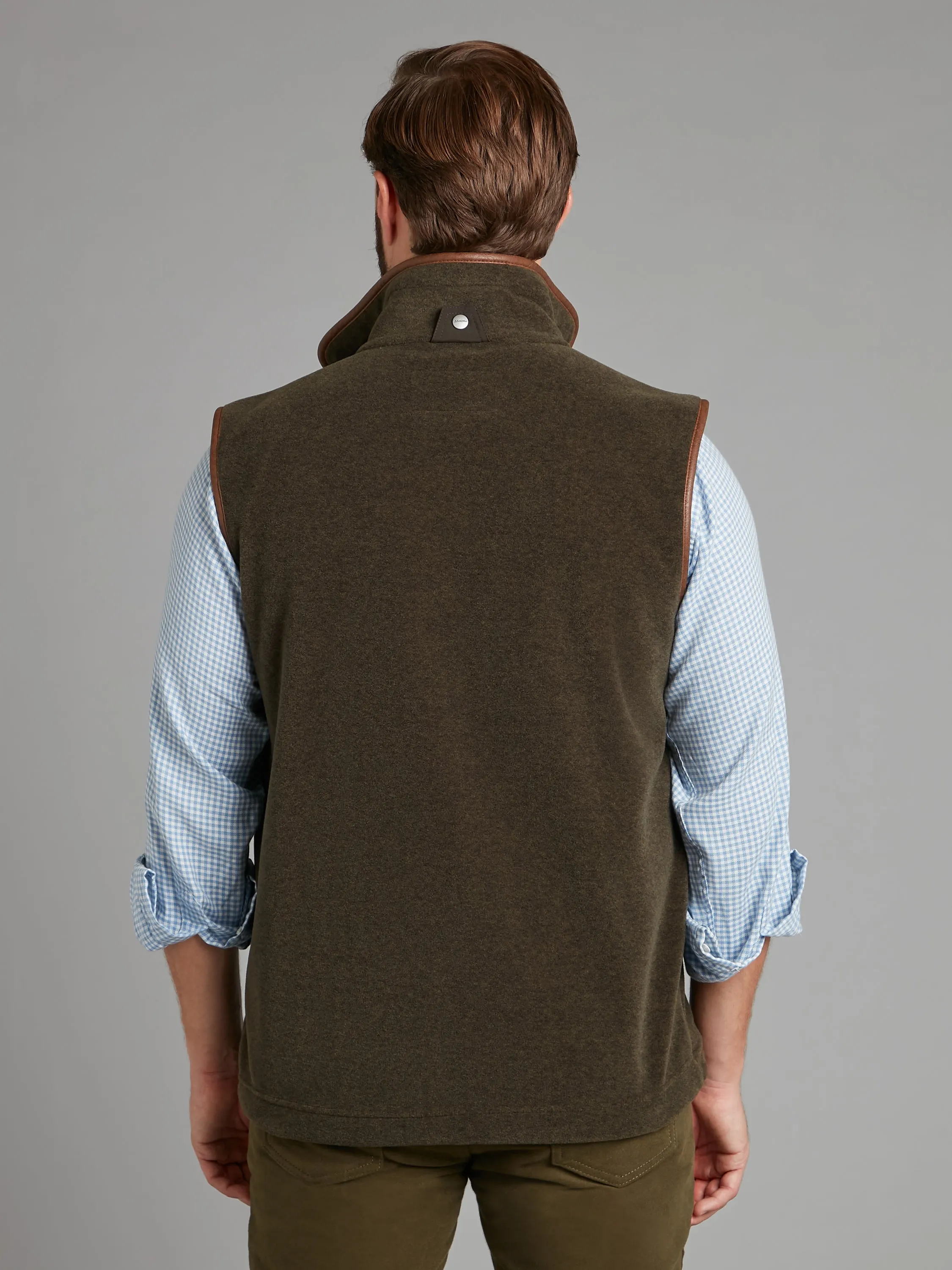 Schoffel Oakham Fleece Vest - Dark Olive
