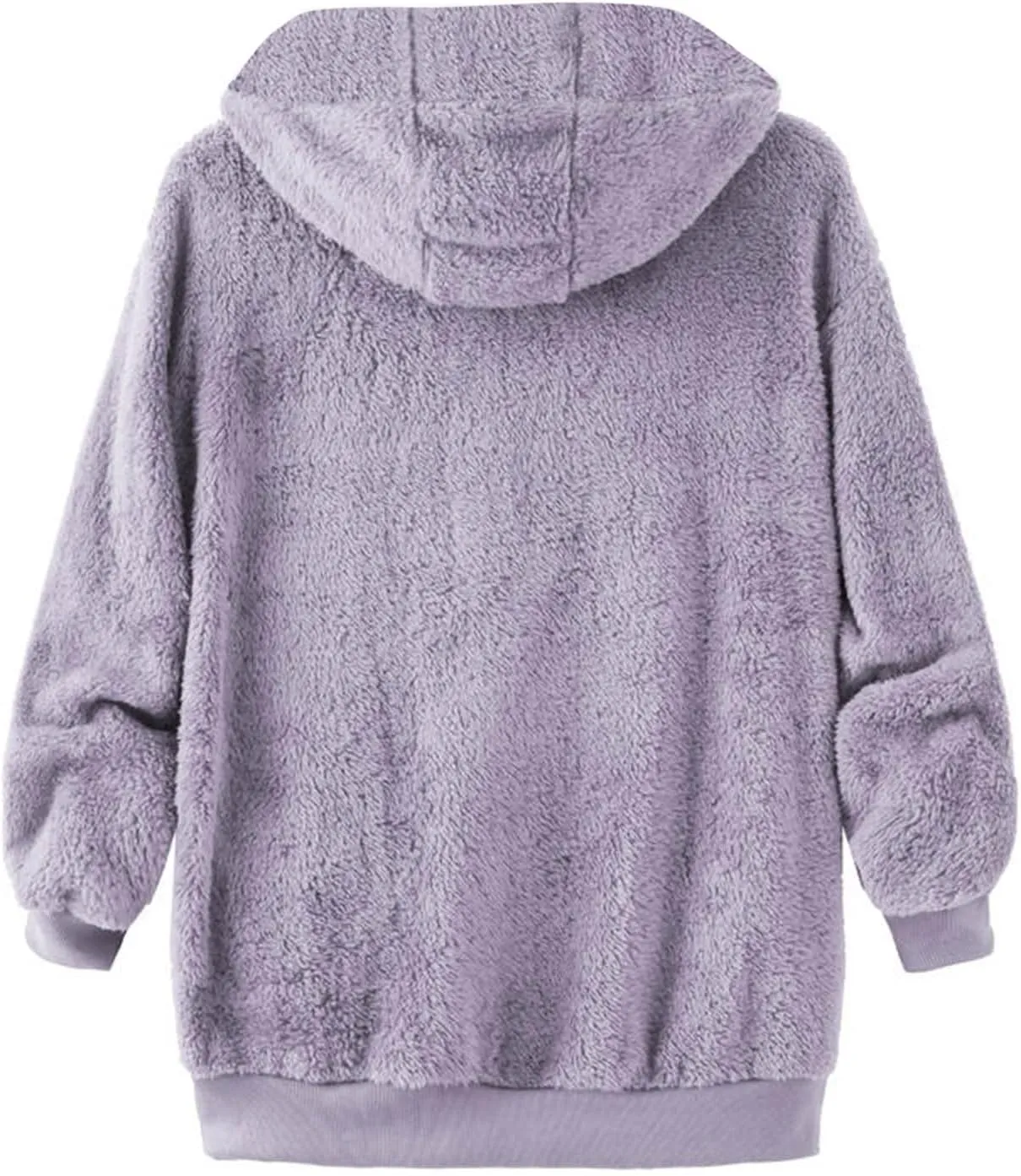 Sherpa Hoodies for Women 2024 Fashion Winter Jackets Shaggy Fuzzy Fleece Jackets Warm Soft Teddy Coats Outerwear