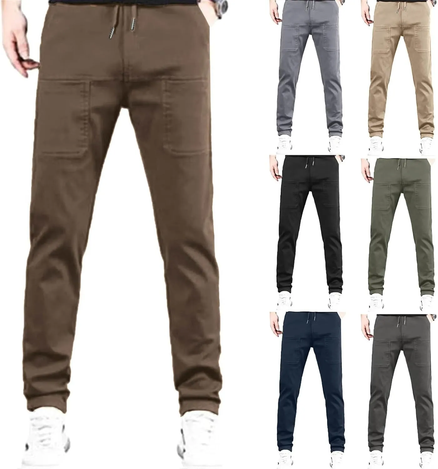 Sirmale Sir Male Stretch Cargo Pants Men,Sirmale Multipants-High Stretch Multi-Pocket Cargo Pants Mens Pants