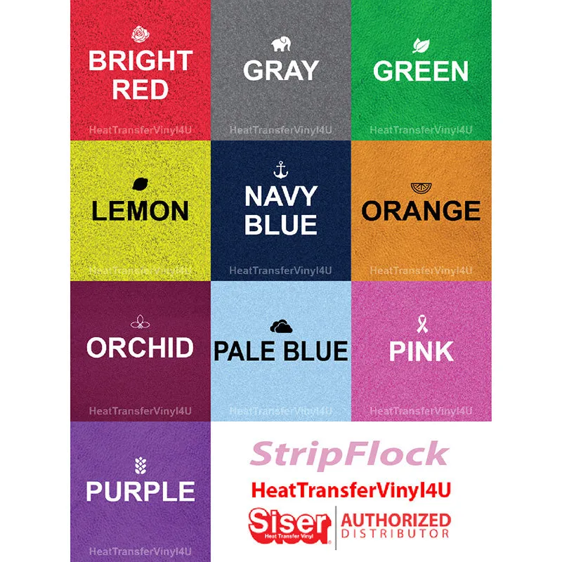 Siser StripFlock 14.75" x 12" Sheet (Clearance) -50% Off-
