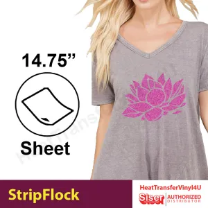 Siser StripFlock 14.75" x 12" Sheet (Clearance) -50% Off-