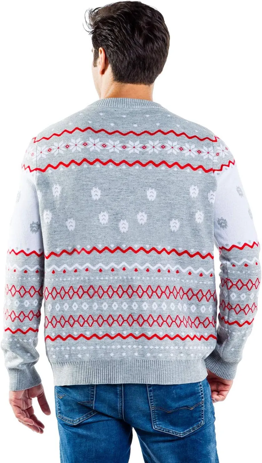 Tipsy Elves Ugly Christmas Sweaters for Men - Colorful and Funny Men's Christmas Sweaters - Hilarious Holiday Pullovers