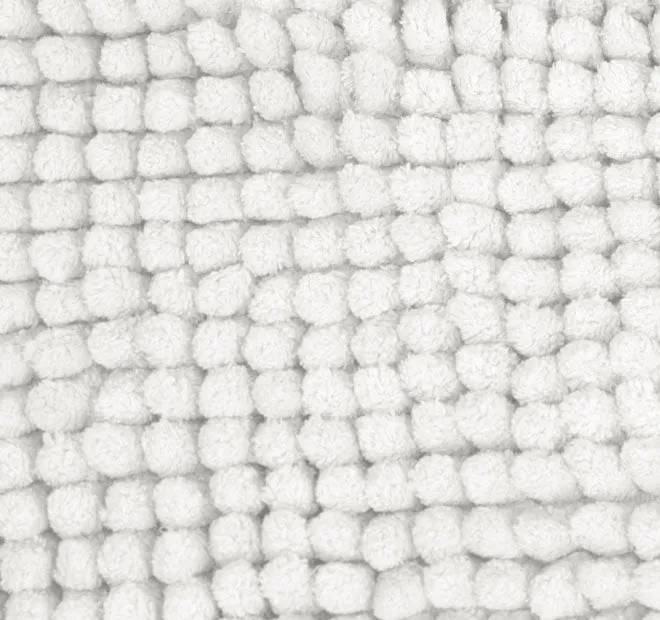 Toggle 1600GSM Microfibre Non-Slip Bath Mat Range White