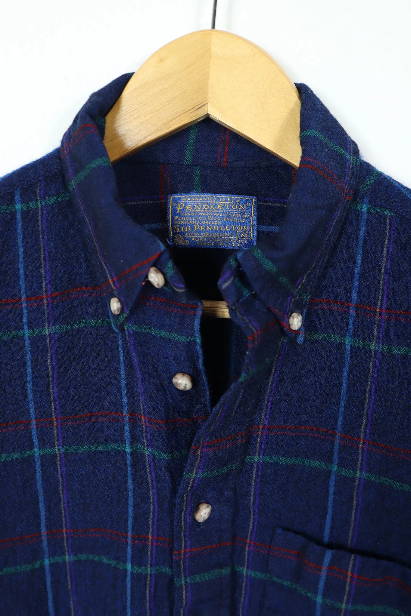 Vintage Pendleton Wool Button-Down