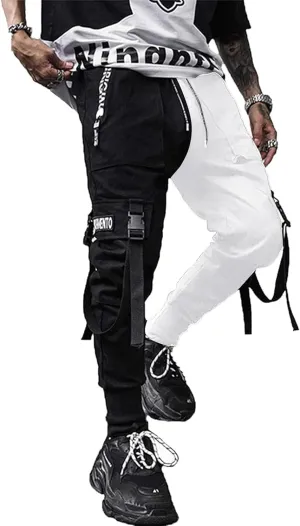 XYXIONGMAO Men's Jogger Pants Techwear Hip Hop Harem Pants Streetwear Tactical Track Pants