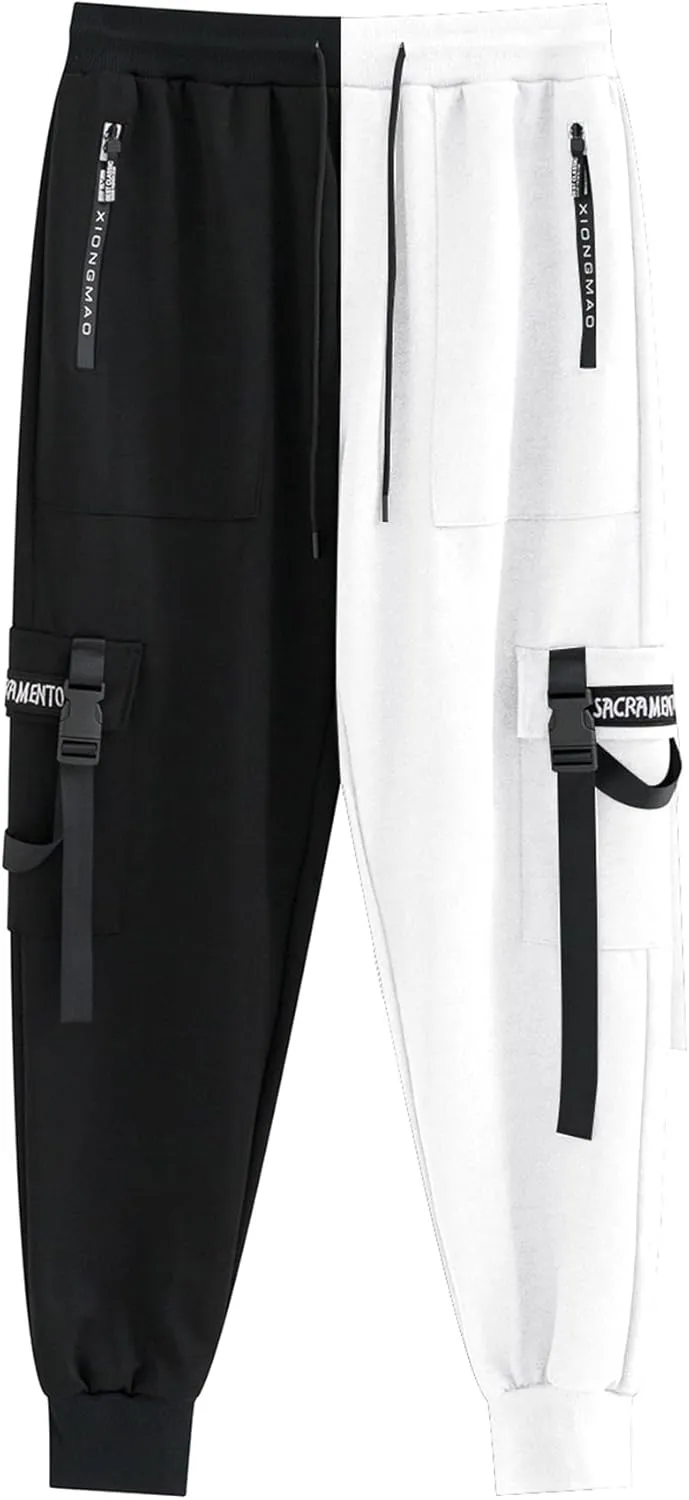 XYXIONGMAO Men's Jogger Pants Techwear Hip Hop Harem Pants Streetwear Tactical Track Pants